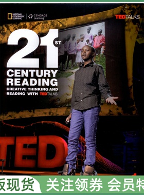 国家地理阅读训练教材 21st Century Reading with TEDTalks 1 Student Book 一级学生用书带在线 专项技能NGL