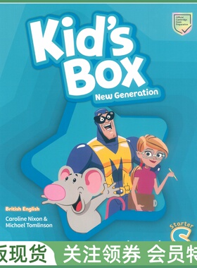 新版剑桥国际少儿英语 Kid's Box New Generation Starter Class Book with Digital Pack 入门级学生用书 kidsbox cambridge