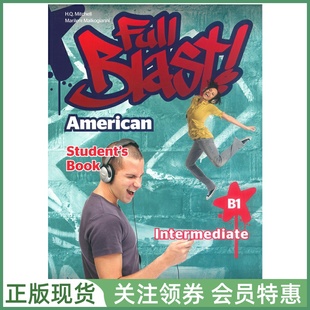 MM青少英语教材 Full Blast American English Edition Intermediate Student's Book B1 学生用书4级 美音版 双恩出版
