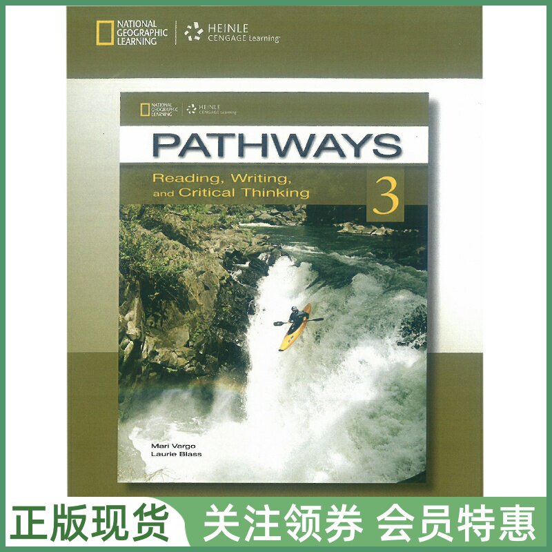 国家地理读写技能训练教材 Pathways Reading Writing Level 3 Audio CDs 三级读写音频光盘 NGL