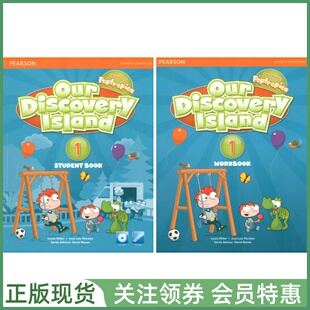 Island Longman Pearson and Our Discovery Workbook Level ODI 培生朗文少儿英语教材 Student 一级学生用书练习册 Book
