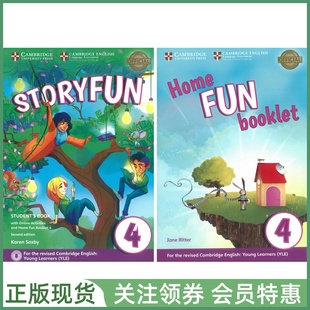 剑桥少儿英语考试备考教材 Storyfun Second edition Level 4 Student's Book with Online and Home Booklet 四级学生用书 二版