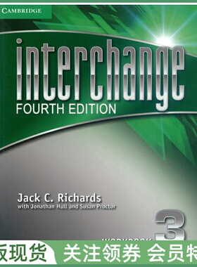 剑桥国际英语教程 Interchange Fourth edition Level 3 Workbook 三级练习册 四版 IC4