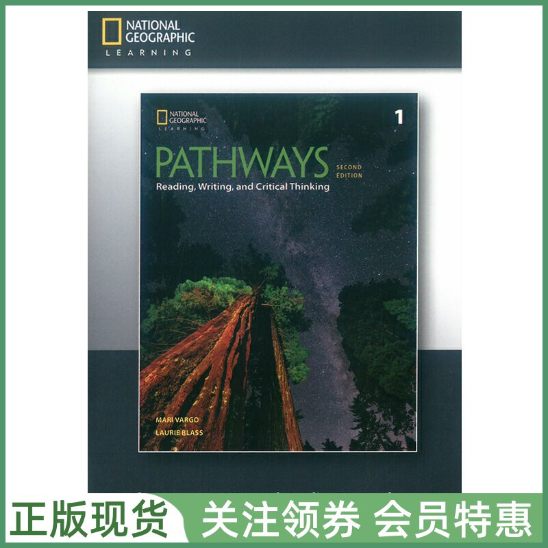 国家地理读写技能训练教材 Pathways Second Edition Reading Writing Level 1 Classroom DVD Audio CD 一级读写音视频光盘