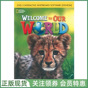 国家地理幼儿英语教材 Welcome to Our World British English 3 Interactive Whiteboard Software 三级白板软件 英音版NGL