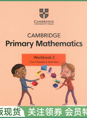 新版剑桥小学数学教材 Cambridge Primary Mathematics Workbook 2 with Digital access 二年级练习册 带帐号