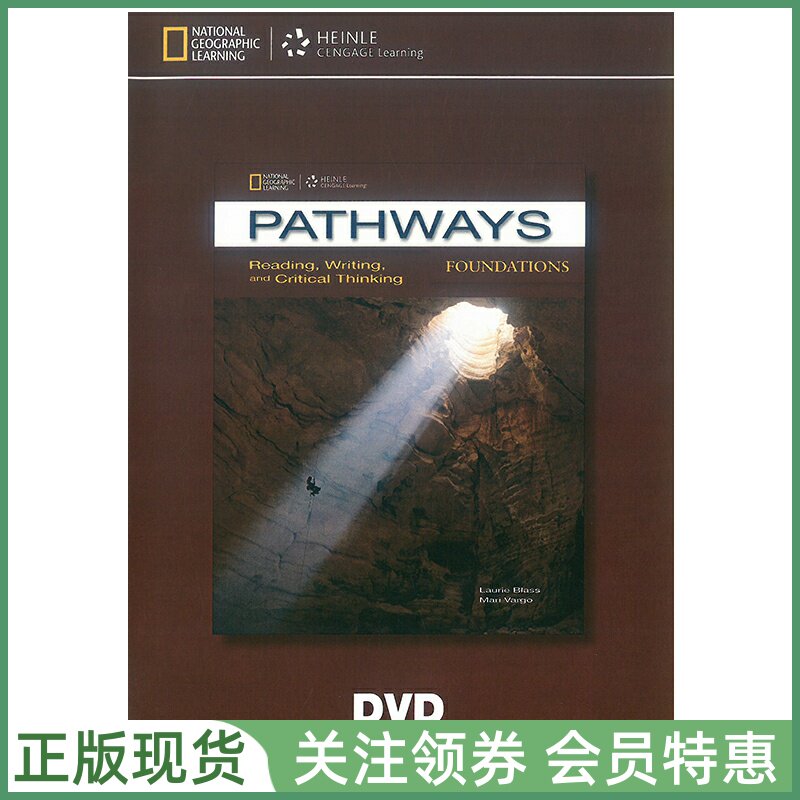 国家地理读写技能训练教材 Pathways Reading Writing Foundations DVD 入门级读写视频光盘 NGL