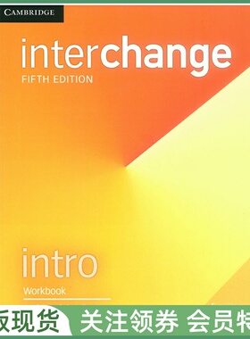 剑桥国际英语教程 Interchange Fifth edition Intro Workbook 入门级练习册 五版 IC5