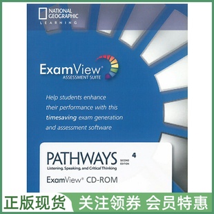 Pathways Speaking 国家地理听说技能训练教材 ExamView 四级听说测试软件 Edition ROM Second NGL Listening Level