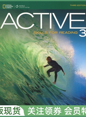 国家地理 积极英语阅读教程 Active Skills for Reading 3 Student Book 三级学生用书 专项技能训练教材 cengage Explorer NGL
