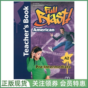 MM青少英语教材 Full Blast American English Pre-Intermediate Teacher's Book A2 教师用书3级 美音版 双恩出版