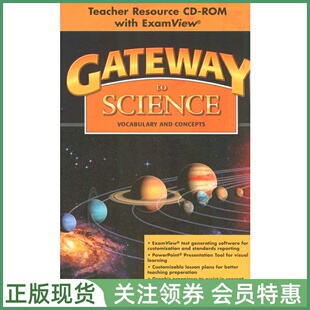 国家地理K12学科教材 Gateway to Science Teacher Resource CD-ROM with ExamView 自然科学教师资源光盘 NGL