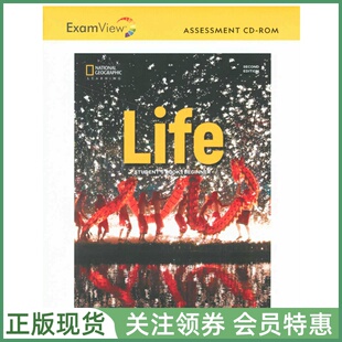 国家地理成人英语教材 Life Second British Beginner Assessment CD-ROM with ExamView 一级测试软件光盘 英音二版NGL