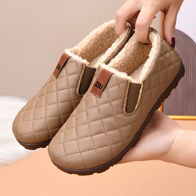 冬季新款加绒毛毛鞋女老北京布鞋女防滑保暖软底时尚平底豆豆棉鞋,女鞋,棉鞋,淘宝优惠券,粉丝福利购,淘宝优惠卷