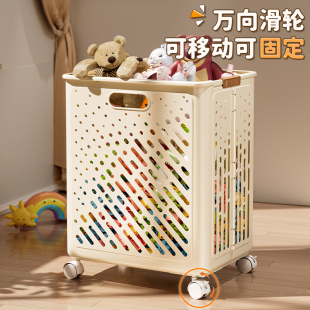 玩具收纳箱大容量瑜伽垫收纳筐塑料杂物脏衣服储物箱玩偶收纳神器