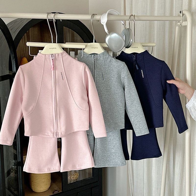 女童春秋套装2026新款春款运动童装儿童洋气时髦女宝宝春季两件套