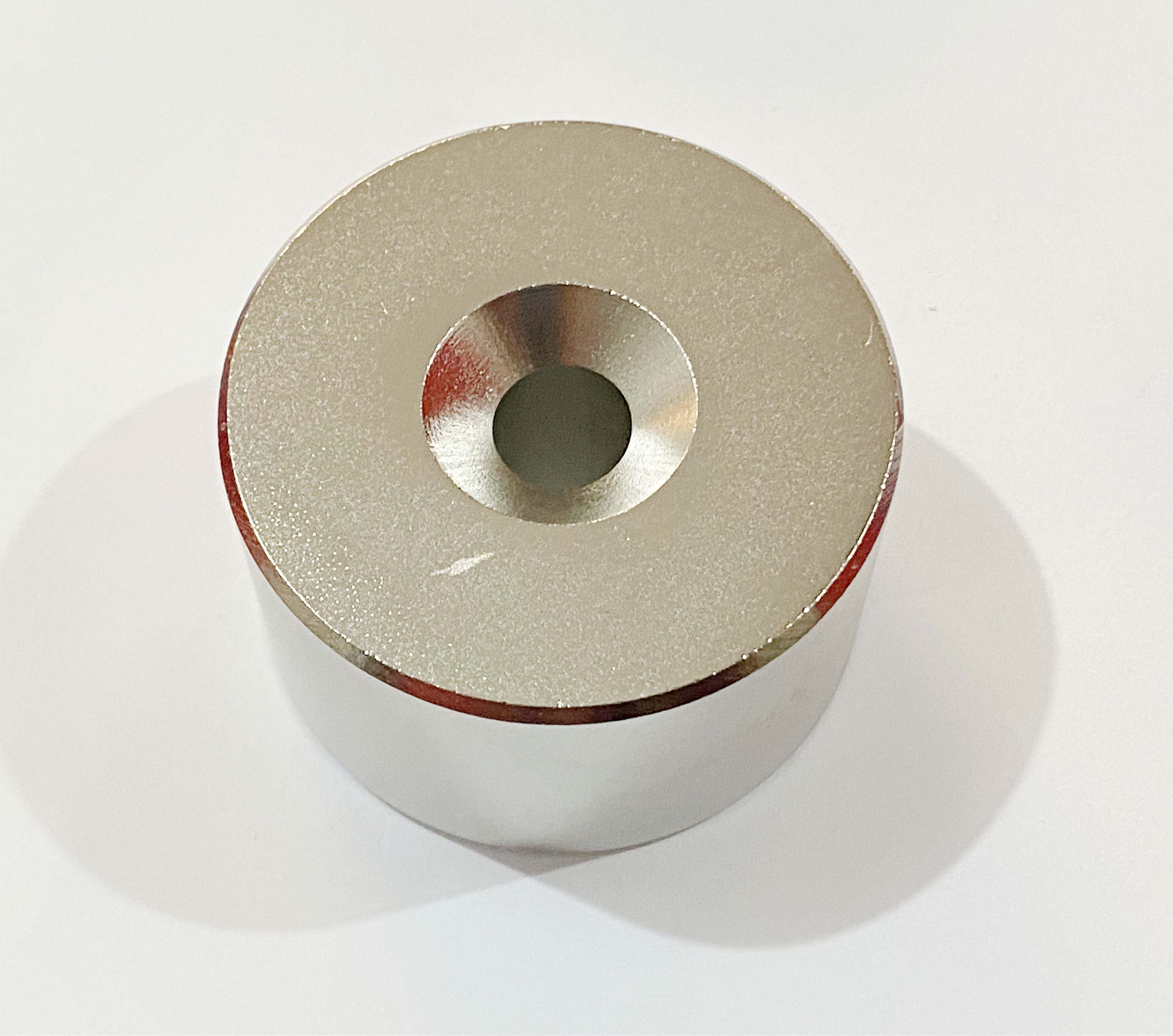 包邮磁铁强磁钕铁硼圆形带孔强磁铁50X30mm-10打捞强磁吸铁石
