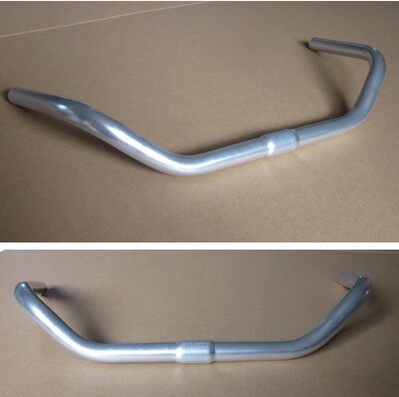 自行车复古把手死飞车弯把手龙头铝 荷兰日本自行车配件永久车c把