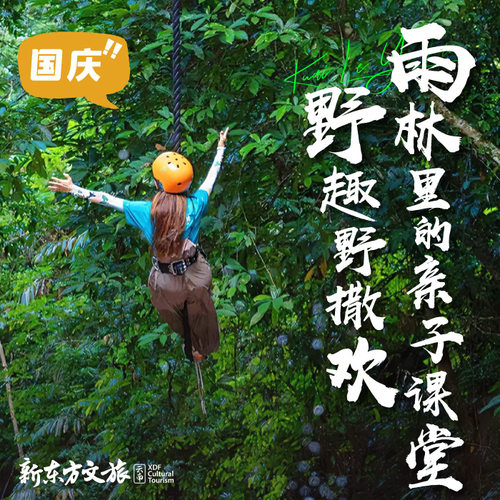 【国庆|西双版纳&普洱】野趣野撒欢·雨林里的亲子课堂