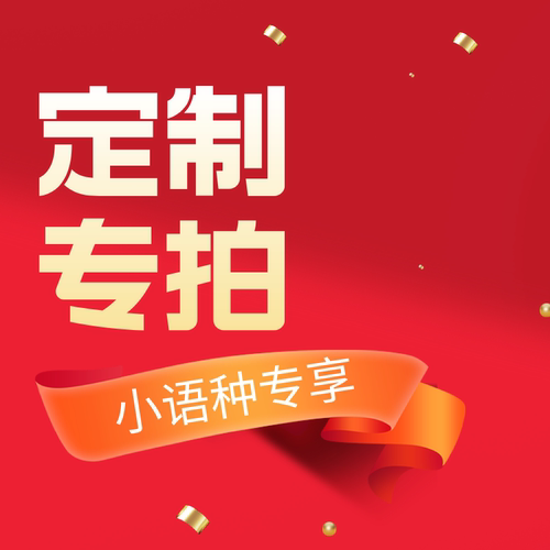 小语种定制专拍链接