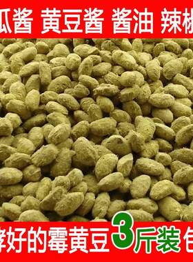 河南商丘新捂黄豆霉黄豆炒熟发酵小黄豆做酱黄豆西瓜酱辣椒酱酱油