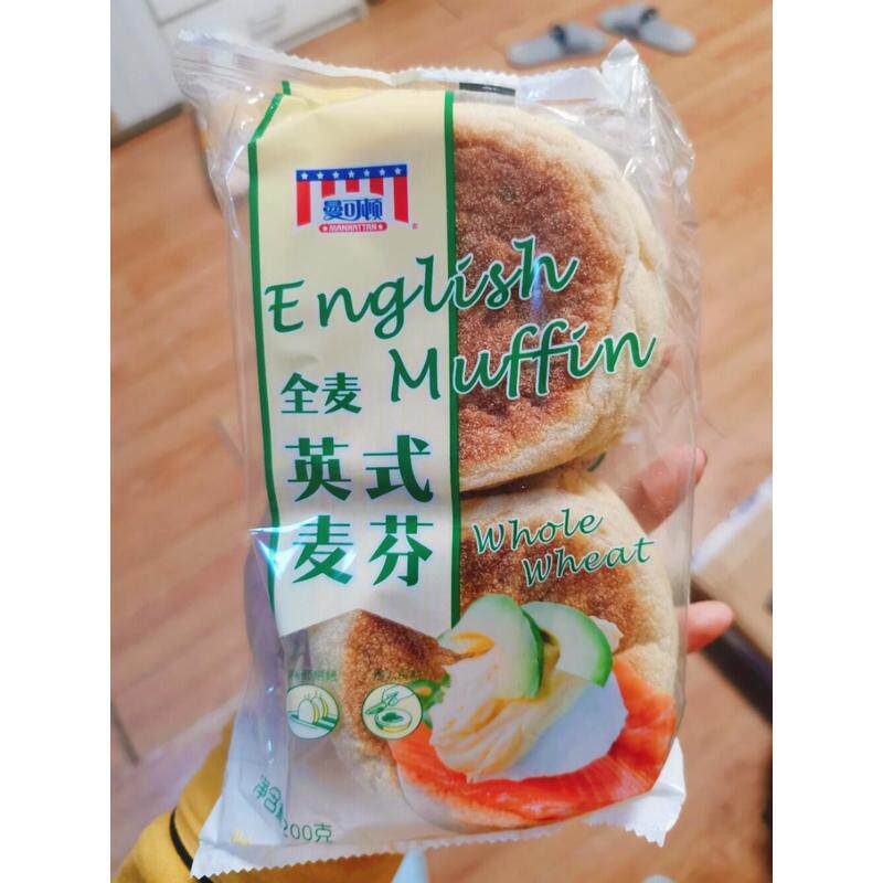 曼可顿全麦英式麦芬麦当劳同款面饼麦满分面包热狗胚汉堡胚早餐