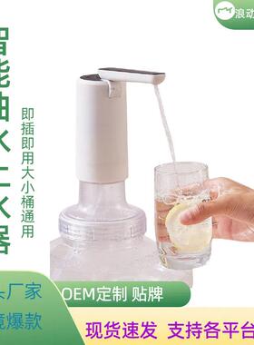 桶装水抽水器电动取水器家用饮水机上水器桌桶两用立式充电压水泵