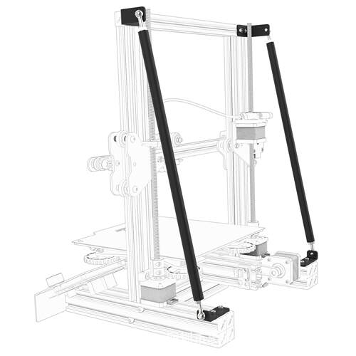 创想3d打印机配件 升级拉杆套件Ender3 Pro/V2 CR-10/10S天鹰座