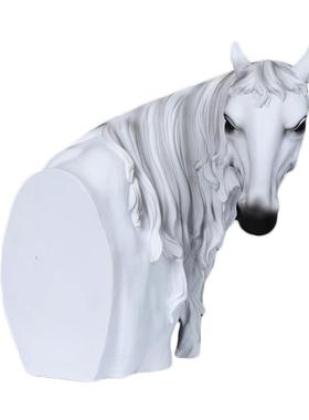 马头摆件轻奢简约回头马书房摆件样板间客厅酒柜电视柜动物雕塑