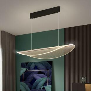 餐厅吊灯后现代2025年新款创意轻奢餐厅灯茶房灯亚克力导光板灯具