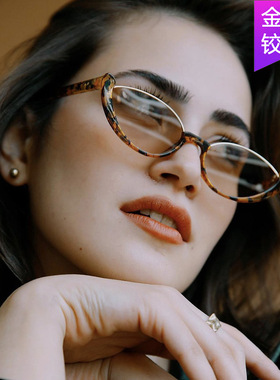 英国coopkoop猫眼下半框太阳镜女士欧美时尚墨镜ins个性前卫