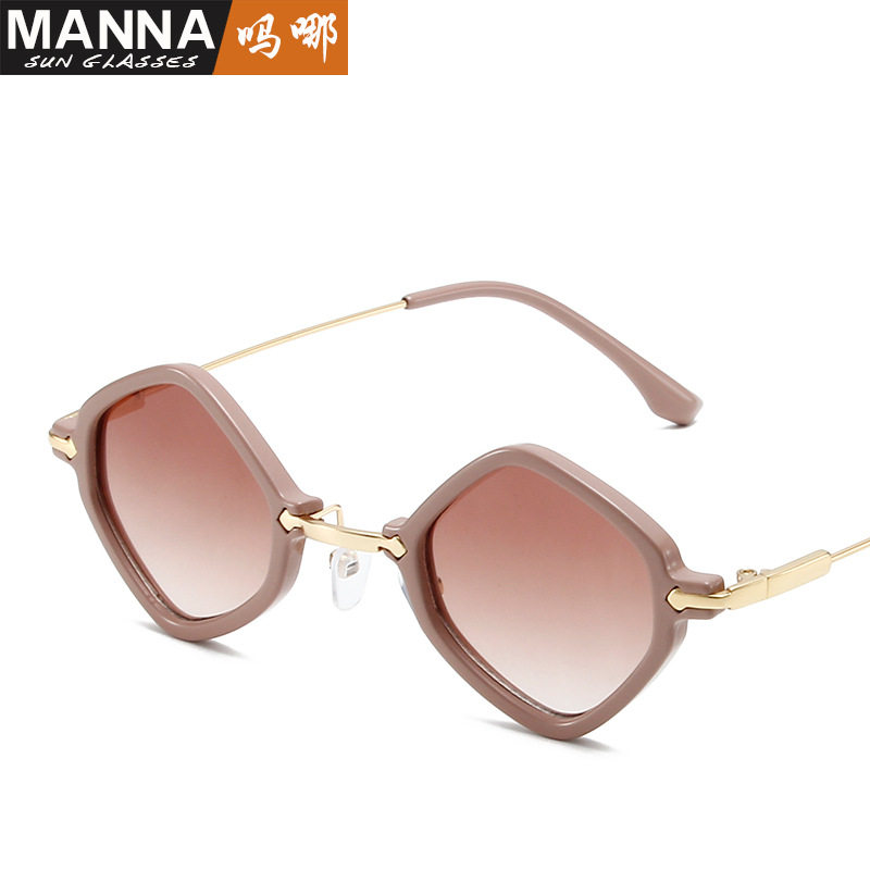 英国coopkoop时尚新款潮流墨镜轻盈小框uv太阳镜新颖撞色渐变