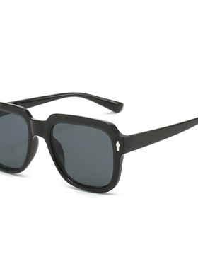 英国CoopKoop欧美时尚方形太阳镜米咖色走秀眼镜新款女士米丁ins