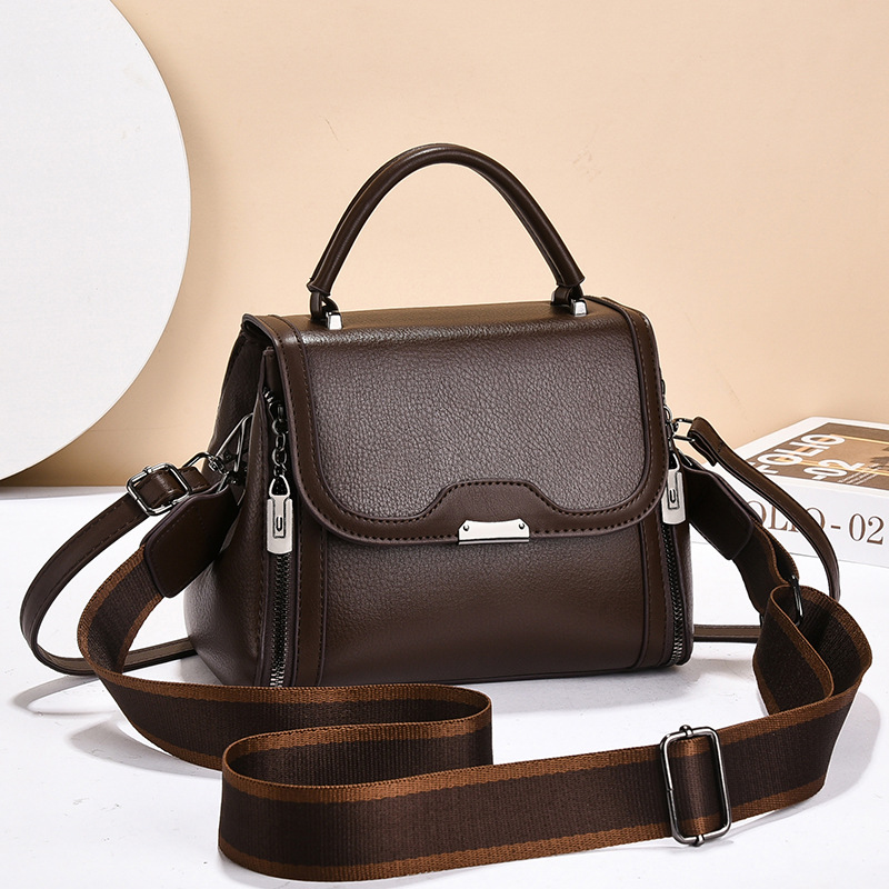 女包包2025小方包质感大容量手提包撞色气质撞色单肩斜挎包女