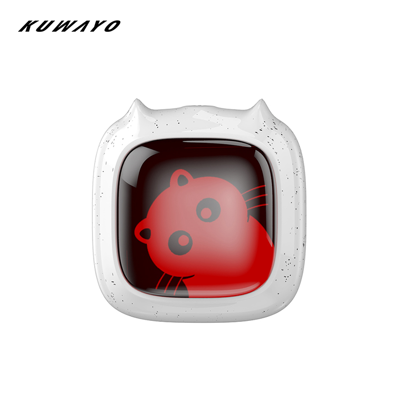 KUWAYO空蛹自行车山地公路折叠车防水猫脸防追尾夜骑智能尾灯配饰