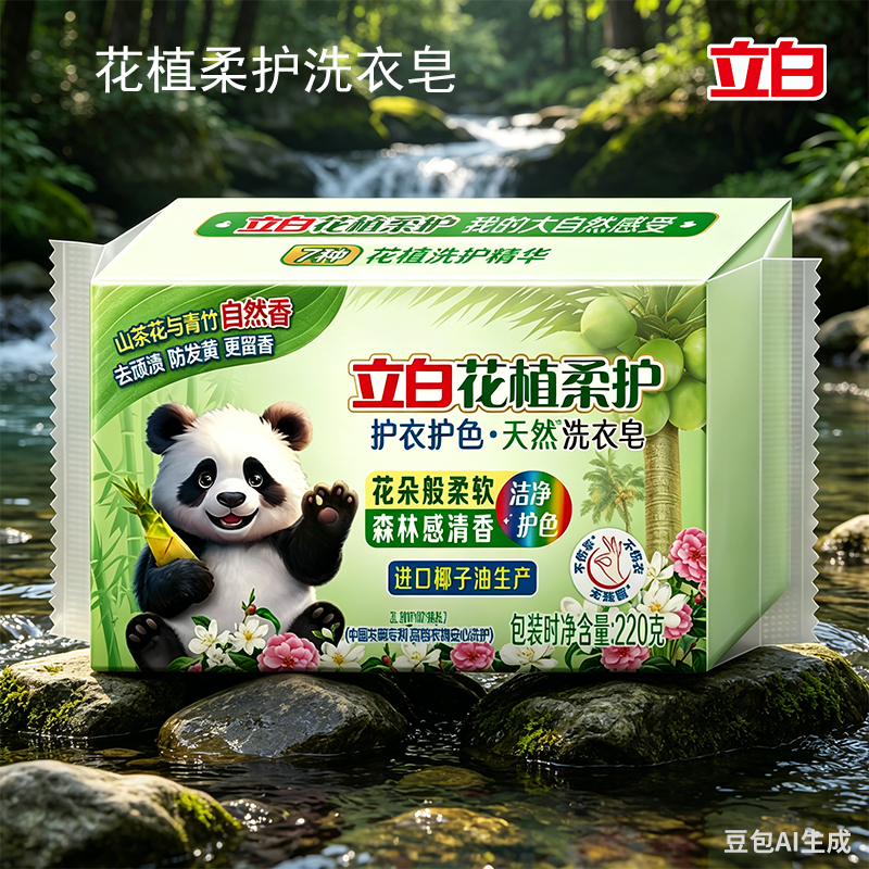 立白洗衣皂洁净去渍持久留香