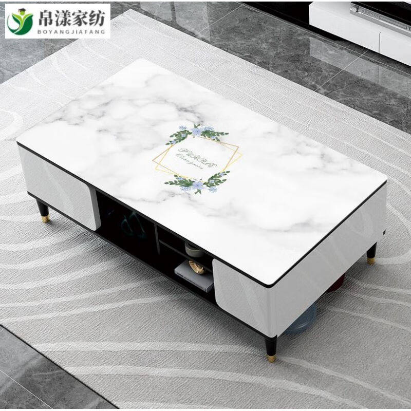 2023帛漾（Boyang）茶机面布防水防烫茶几桌布免洗防油电视柜客厅高性价比高么？