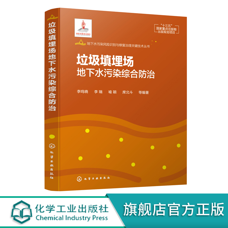 地下水污染风险识别与修复治理关键技术丛书 垃圾填埋场地下水污染综合防治 十三五国家重点出版物项目 垃圾填埋场地下水污染修复