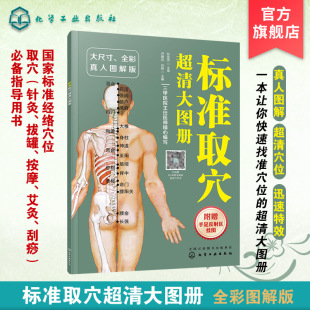 标准快速取穴书籍 超清大图骨骼定位 取穴b备指导用书 轻松实用祛病痛 标准取穴超清大图册 附赠简易取穴视频二维码 真人示例取穴