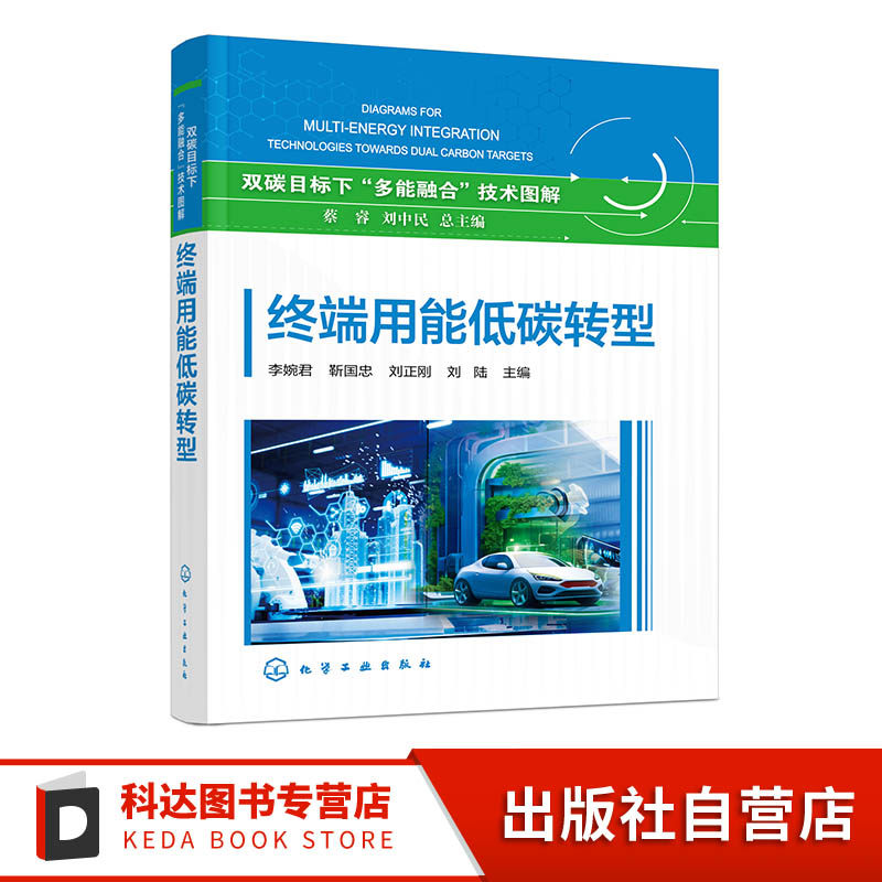 终端用能低碳转型 双碳目标下多能融合技术图解 钢铁及水泥工业低碳 零碳流程再造 交通与绿色可再生能源融合发展技术路线参考书