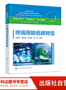 终端用能低碳转型 双碳目标下多能融合技术图解 钢铁及水泥工业低碳 零碳流程再造 交通与绿色可再生能源融合发展技术路线参考书