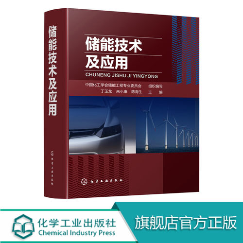 储能技术及应用 中国化工学会储能工程专业委员 会新能源汽车锂电池储能物理储能风力发电储热冷光伏储能技术工作原理分析参考书