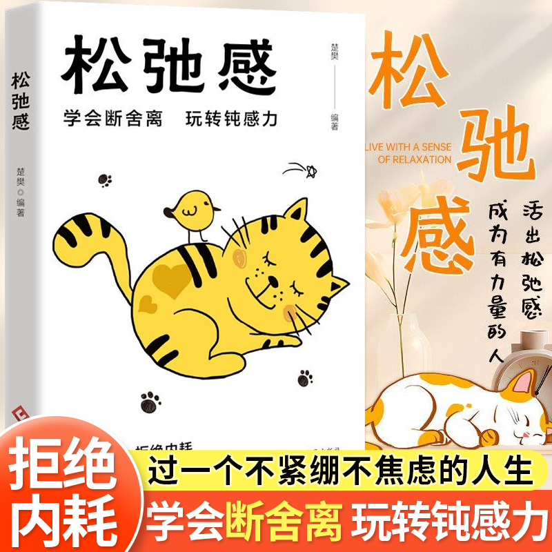松弛感书学会断舍离玩转钝感力成为青少年情绪管理与性格培养情商书正能量心理学书做自己的心理医生告别精神内耗对抗敏感拒绝内耗