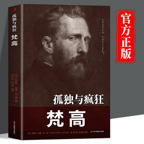 孤独与疯狂梵高传正版 历史人物名人传记书籍 荷兰后印象派画家梵高的一生 讲述梵高人物传记书 初中高中学生青少年课外阅读书籍