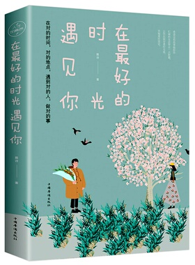 在最好的时光遇见你正版书籍雨彤著青春校园恋爱正能量文学言情小说一本洗涤心灵遇见爱情的书女性励志书籍我在等风也在等你青春期