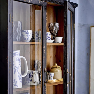 丹麦Bloomingville北欧蓝色牵牛花Petunia陶瓷碗盘子碟子马克杯子