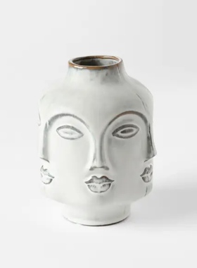 AY FGL choice Rosetta Face设计师联名款优雅华丽陶器女性脸花瓶