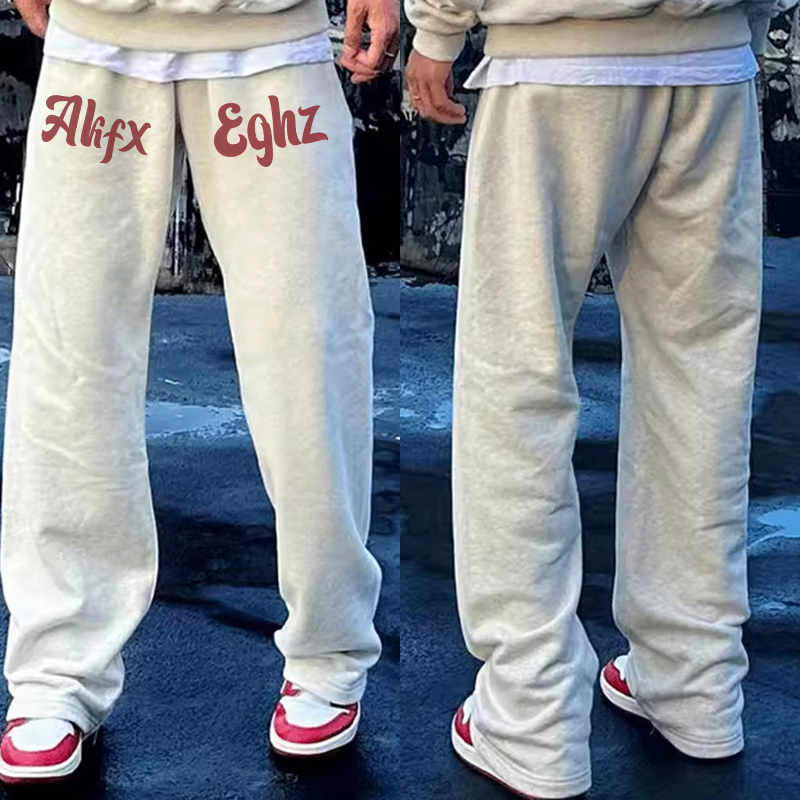 长裤直筒阔腿裤重磅休闲