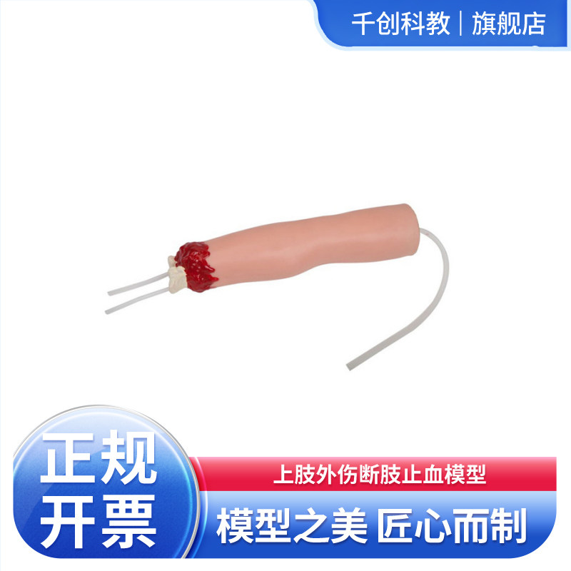 上肢外伤断肢止血模型肱动脉压迫止血训练按压走行区产生止血效果专业急救教学教具医用仿真练习器材
