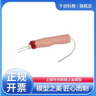 上肢外伤断肢止血模型肱动脉压迫止血训练按压走行区产生止血效果专业急救教学教具医用仿真练习器材